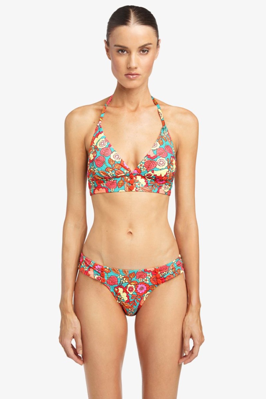 Women Robin Piccone  | Bibi Cheeky Bikini Bottom Iceberg Multi